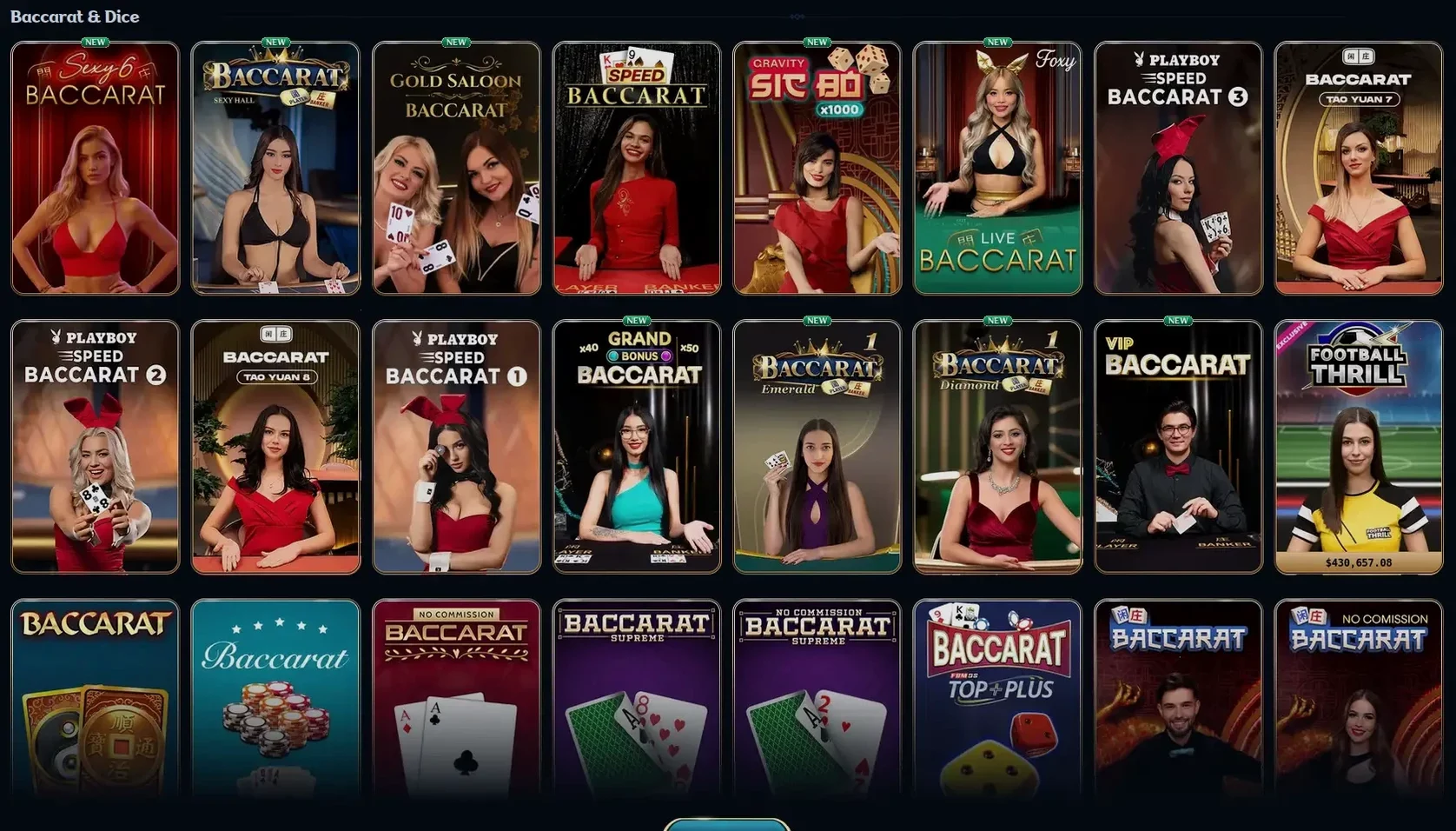 Ramenbet casino — интерфейс игрового каталога