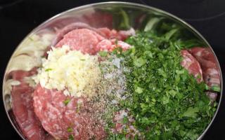 Deilige kjøttboller: oppskrift med foto Kjøttkjøttdeig med saus